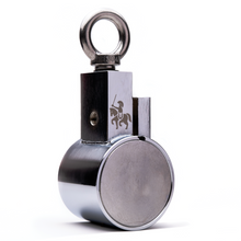 Load image into Gallery viewer, 2400 Alpha Series- Clamp Fishing Magnet for Magnet Fishing (2400lbs Combined)