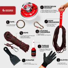 Load image into Gallery viewer, Magnet Fishing Masters Kit-625 LB Single Series